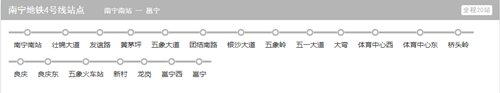 南寧地鐵4號線2019 南寧地鐵線路圖最新