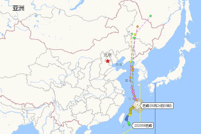 今年第8號臺風(fēng)“巴威”或達超強臺風(fēng)級