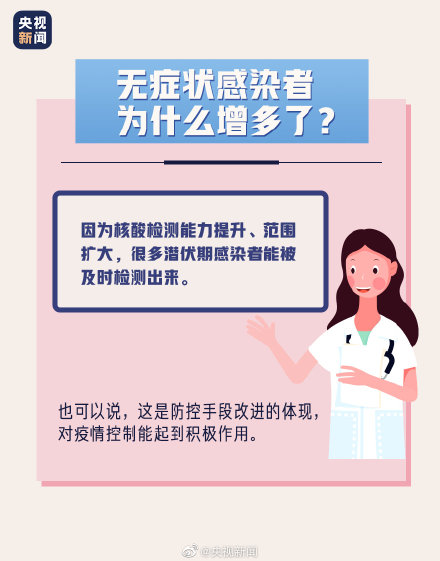 無癥狀患者為什么增多了?無癥狀患者有什么癥狀