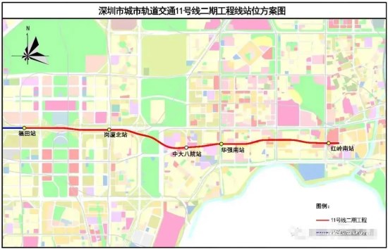 深圳地鐵13號(hào)線(xiàn)二期南延段動(dòng)工建設(shè) 計(jì)劃于2025年通車(chē)