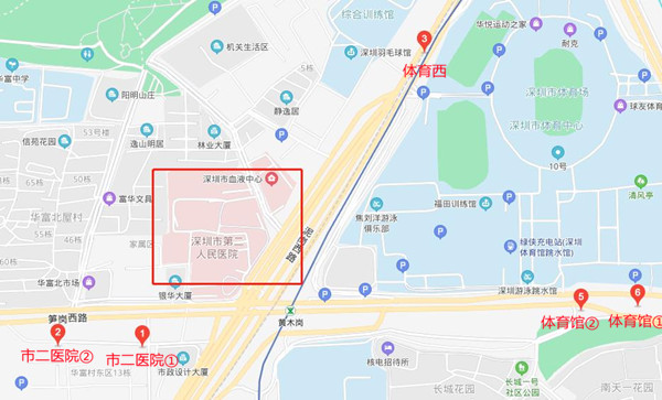 深圳市第二人民醫(yī)院交通指南 第二人民醫(yī)院附近的地鐵站