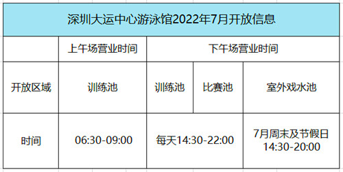 深圳大運(yùn)中心游泳館開放時(shí)間是怎樣 要怎么購票